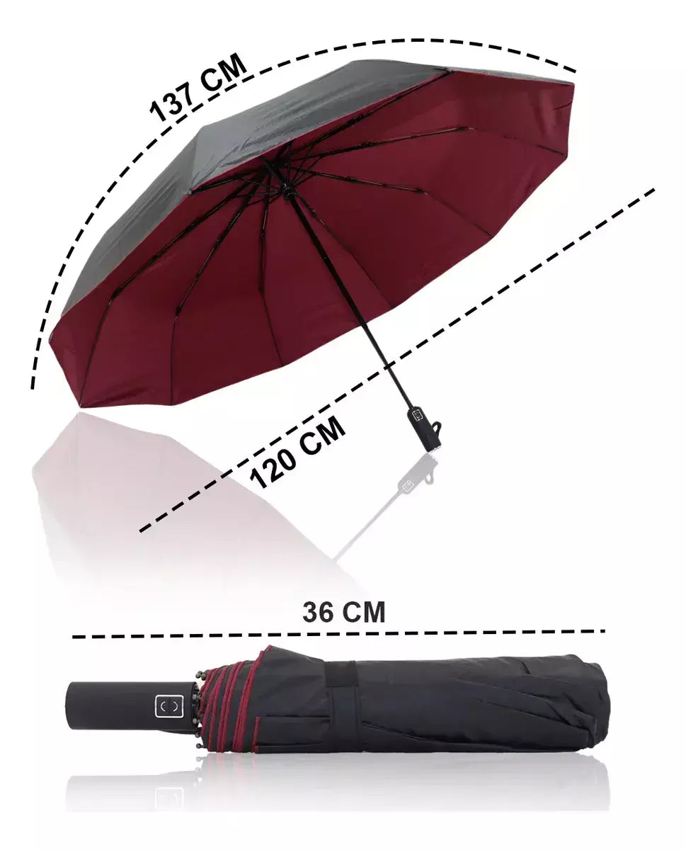 Guarda Chuva Compacto Abre e Fecha automatico 125cm