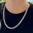 Corrente em Prata Masculina Grumet 7mm + Pulseira