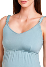 Camisola Amamentação Viscose Menta