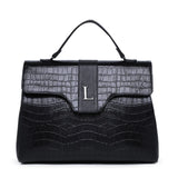 Bolsa de Couro de Legitimo Maleta Loutier Preta