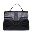 Bolsa de Couro de Legitimo Maleta Loutier Preta