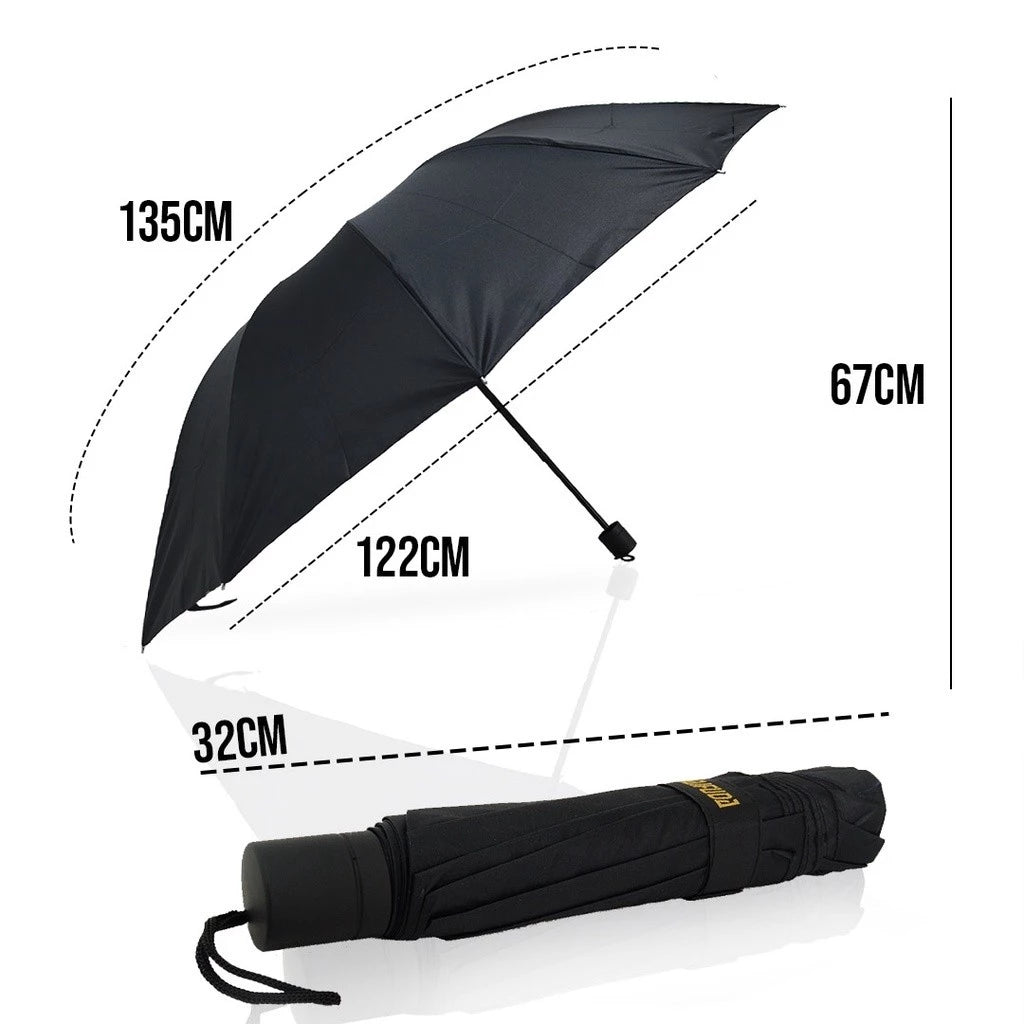 Guarda Chuva Compacto Em Fibra Ragnar 122cm