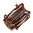 Bolsa de Couro Legitimo Baú Loutier Marrom