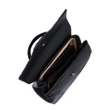 Bolsa de Couro de Legitimo Maleta Loutier Preta