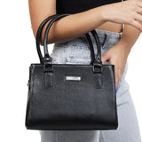 Bolsa de Couro Legitimo Baú Loutier Preta