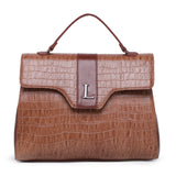 Bolsa de Couro de Legitimo Maleta Loutier Marrom