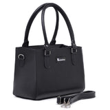 Bolsa de Couro Legitimo Baú Loutier Preta