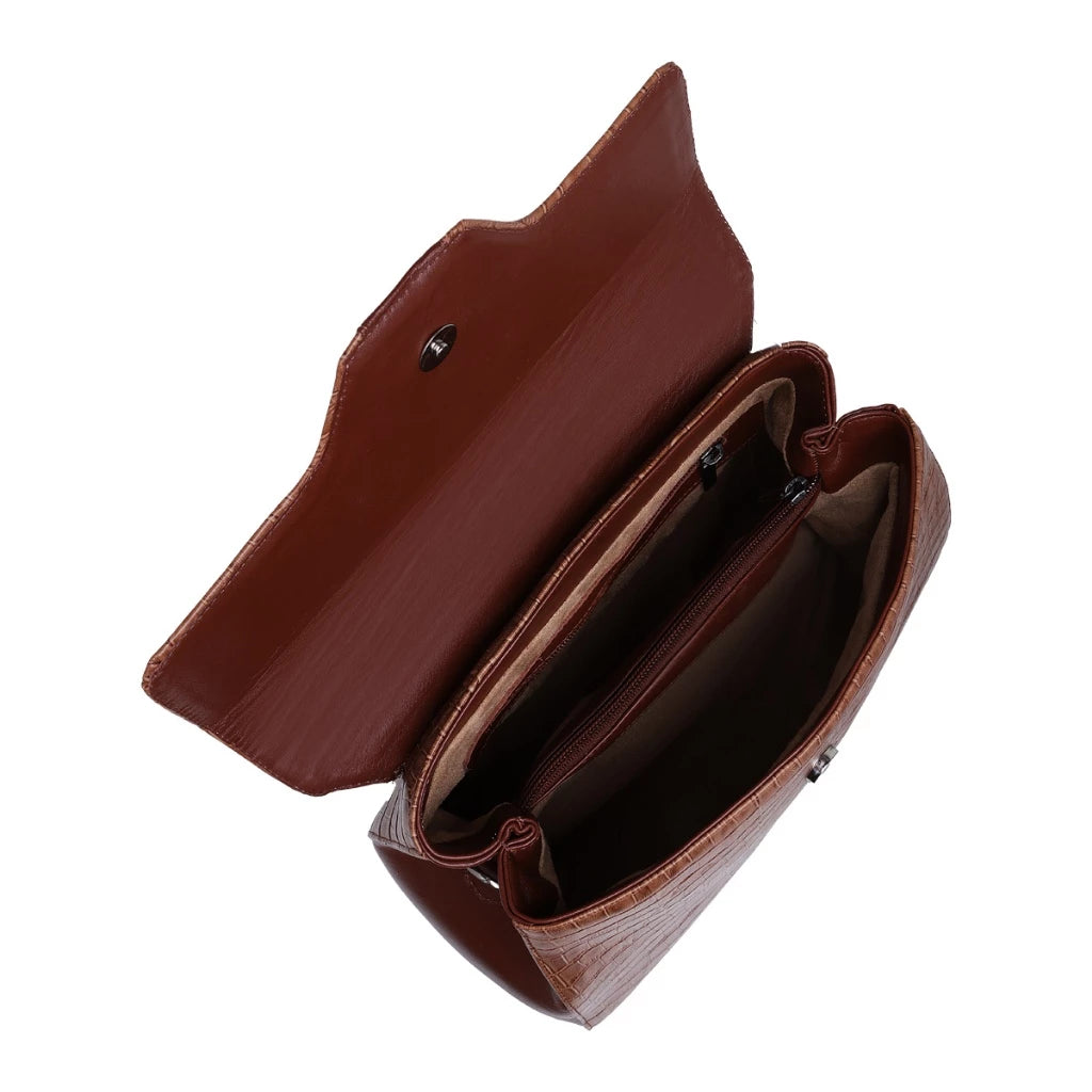 Bolsa de Couro de Legitimo Maleta Loutier Marrom