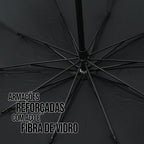 Guarda Chuva Compacto Em Fibra Ragnar 122cm