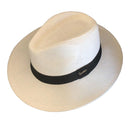 Chapéu Panamá Original Aba Larga 7cm Preto