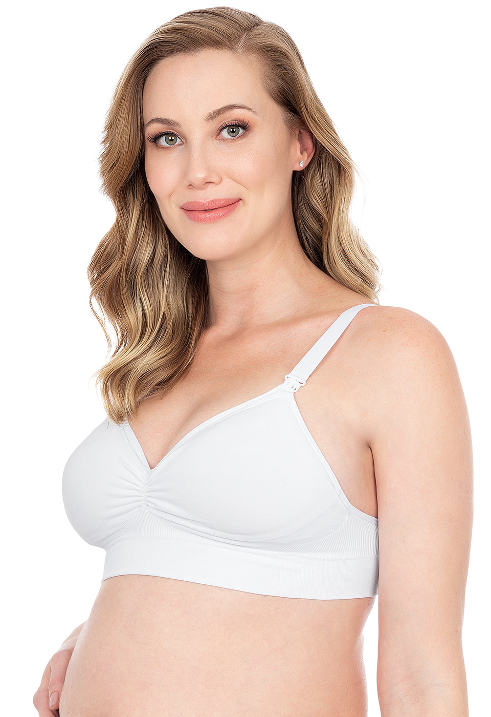 Sutiã Amamentação Com Bojo Suave Branco