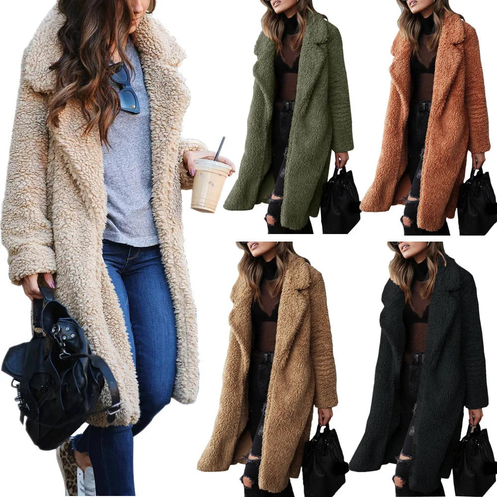 Casaco Felpudo Feminino Teddy de Inverno
