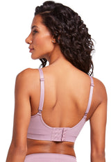 Sutiã Modelador Sustentação Sem Bojo Tecido Duplo Alças Removíveis Valoriza Os Seios Lilac