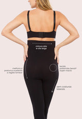 Legging Gestante Cintura Alta Preto