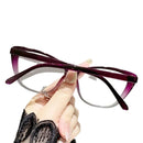 Armação de óculos de grau Feminino Estilo Gatinha Roxo