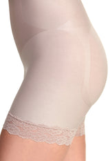 Body Modelador Macaquinho Decote Sem Bojo Com Renda Levanta Bumbum Blush