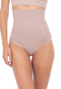 Calcinha Modeladora Abdominal Biquíni Com Barbatana Afina Cintura Blush