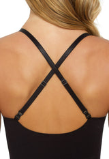 Body Modelador Sem Bojo Afina Cintura Preto