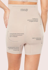 Bermuda Gestante Abdominal Cintura Alta Base