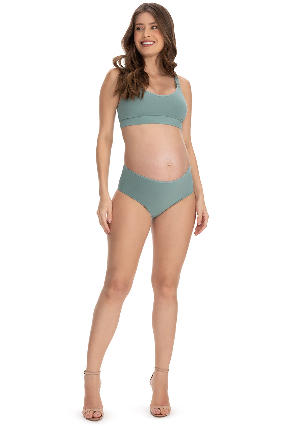 Calcinha Cintura Média Menta