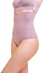 Calcinha Modeladora Cintura Alta Com Alças Removíveis Maternidade Pós Parto Lilac