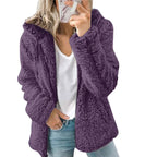 Casaco Felpudo Feminino Teddy de Inverno