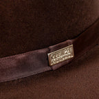 Chapéu Fedora de Feltro Aba Dura 7,5cm
