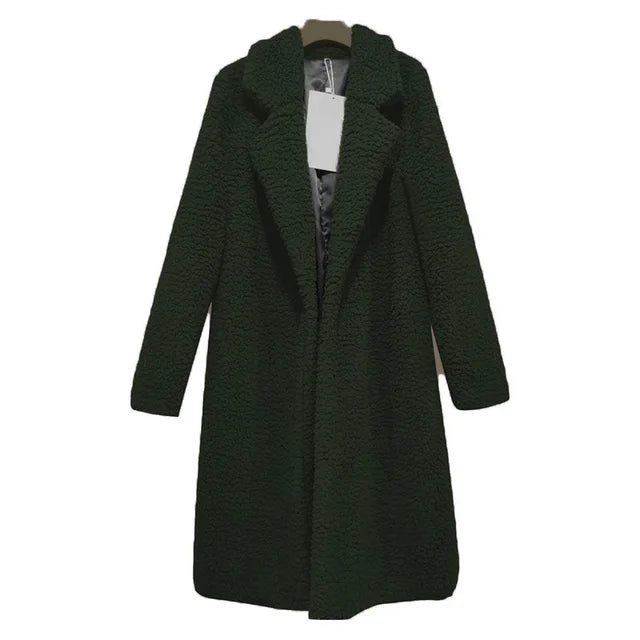 Casaco Felpudo Feminino Teddy de Inverno