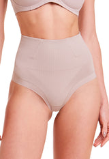 Calcinha Modeladora Cintura Alta Fio Dental Invisível Afina Cintura Cupuaçú