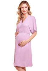 Robe Gestante Viscose Marshmallow