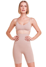Bermuda Modeladora Abdominal Reduz Atrito Nas Coxas Base