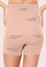 Bermuda Gestante Abdominal Cintura Alta Balm