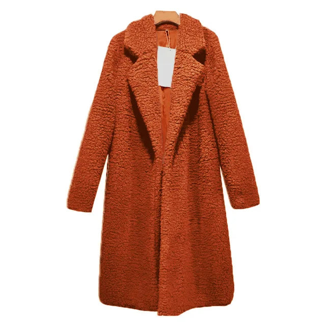 Casaco Felpudo Feminino Teddy de Inverno