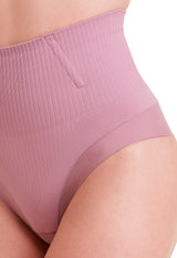 Calcinha Modeladora Cintura Alta Fio Dental Invisível Afina Cintura Boto