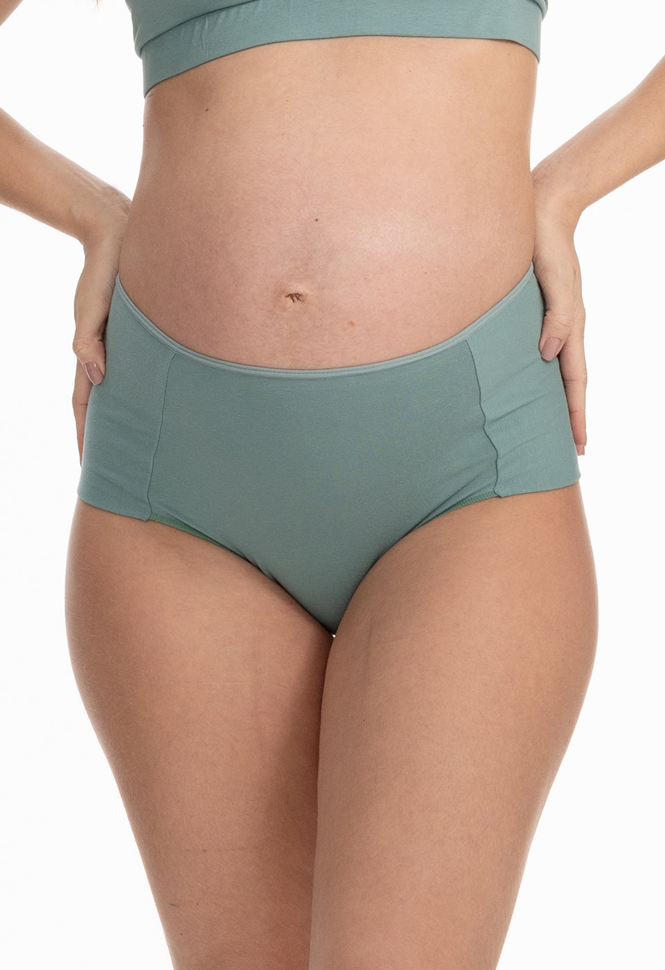 Calcinha Tanga Cintura Média Menta