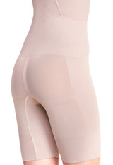 Bermuda Modeladora Abdominal Com Barbatana Afina Cintura Blush