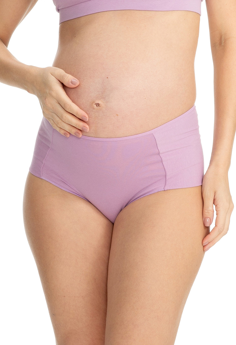 Calcinha Tanga Cintura Média Marshmallow