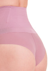 Calcinha Modeladora Cintura Alta Fio Dental Invisível Afina Cintura Boto