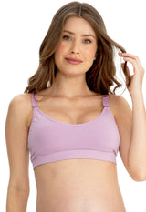 Sutiã Amamentação Sem Bojo Tecido Duplo Marshmallow