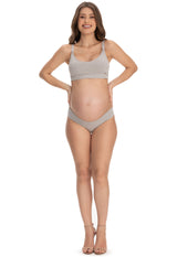 Sutiã Amamentação Sem Bojo Tecido Duplo Mescla