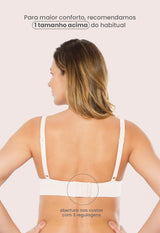 Sutiã Amamentação Sem Bojo Branco