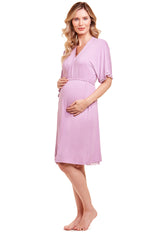 Robe Gestante Viscose Marshmallow