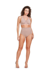 Calcinha Modeladora Cintura Alta Cavada Levanta Bumbum Base