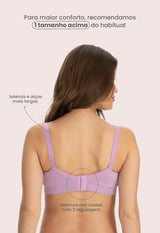 Sutiã Amamentação Sem Bojo Tecido Duplo Marshmallow
