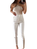 Calça Skinny Legging Vintage Cintura Alta