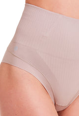 Calcinha Modeladora Cintura Alta Fio Dental Invisível Afina Cintura Cupuaçú