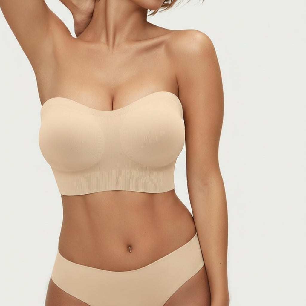 Sutiã tomara que caia sem costura, antiderrapante e sem aro