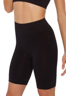 Bermuda Modeladora Cintura Alta Emana Ameniza Celulite Preto