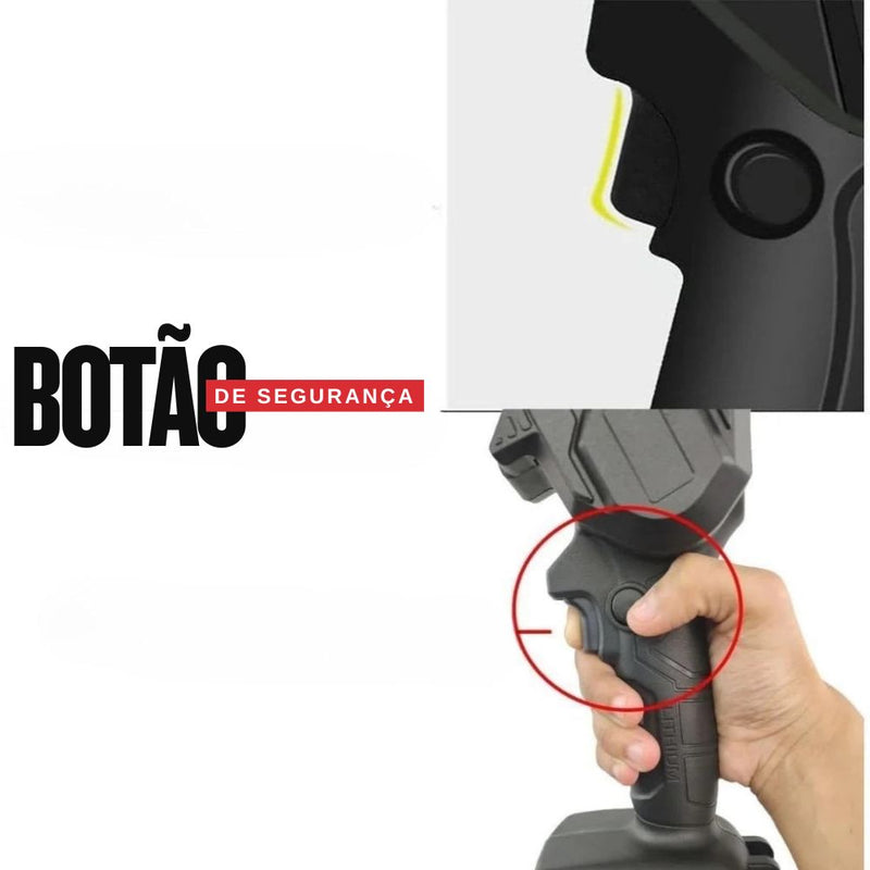 Motoserra Elétrica 48v 4 Polegadas a bateria portátil Turbine