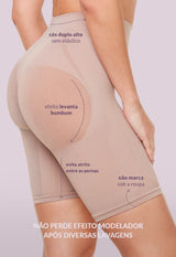 Bermuda Modeladora Cintura Média Levanta Bumbum Base